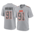 C.Browns #91 Alex Wright Player Gray Atmosphere Fashion Game Mdoa Stitched Jerseys