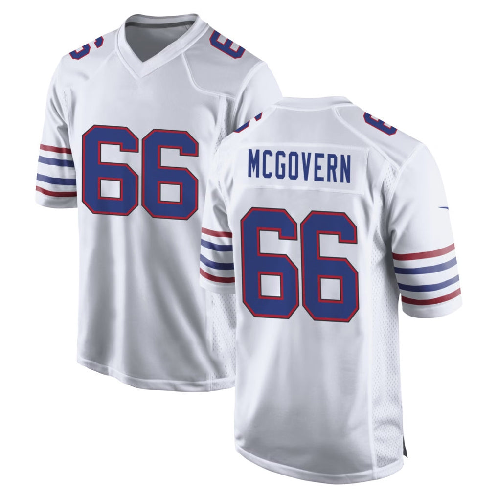B.Bills #66 Connor McGovern Player White Alternate Game Mdoa Stitched Jerseys