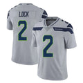 S.Seahawks #2 Drew Lock Player Gray Limited Vapor Untouchable Home Game Mdoa Stitched Jerseys