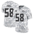 S.Seahawks #58 Derick Hall Player Arctic Camo Limited Salute To Service Home Game Mdoa Stitched Jerseys