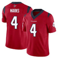 H.Texans #4 Woody Marks Player Red Limited Vapor F.U.S.E. Home Game Mdoa Stitched Jerseys