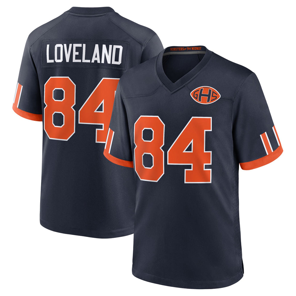 C.Bears #84 Colston Loveland Player Navy 2026 Rivalries Collection Home Game Mdoa Stitched Jerseys