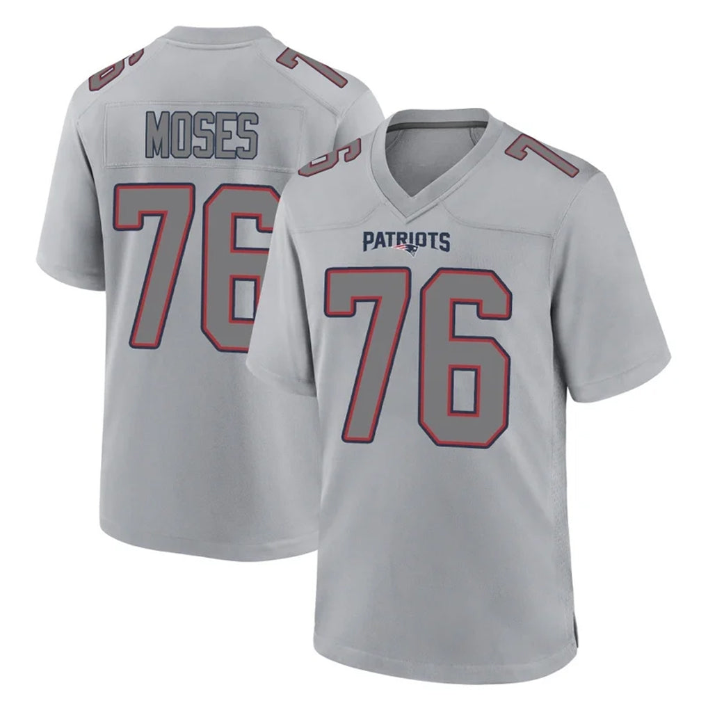 NE.Patriots #76 Morgan Moses Player Gray Fashion Limited Home Game Mdoa Stitched Jerseys