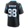 Mdoa C.Panthers #98 D.J. Wonnum Black Game Jersey