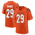 C.Bengals #29 Kyle Dugger Player Orange Home Game Mdoa Stitched Jerseys
