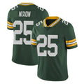 GB.Packers #25 Keisean Nixon Player Green Vapor Untouchable Limited Home Game Mdoa Stitched Jerseys