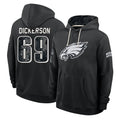 P.Eagles #69 Landon Dickerson Player 2026 Black Logo Pullover Hoodies Limited Game Mdoa Stitched Jerseys