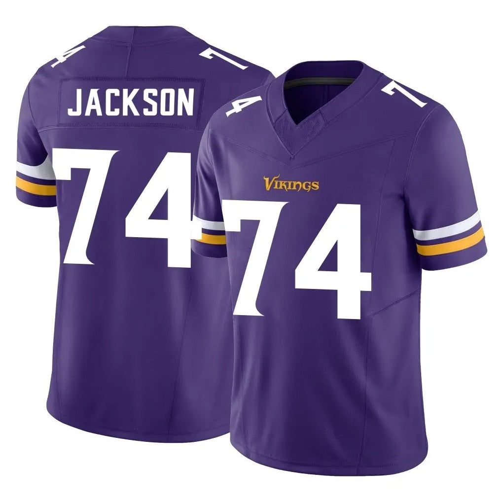 MN.Vikings #74 Donovan Jackson Player Purple Limited Vapor F.U.S.E. Home Game Mdoa Stitched Jerseys