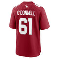 Mdoa A.Cardinals #61 Carter O'Donnell Cardinal Team Game Jersey