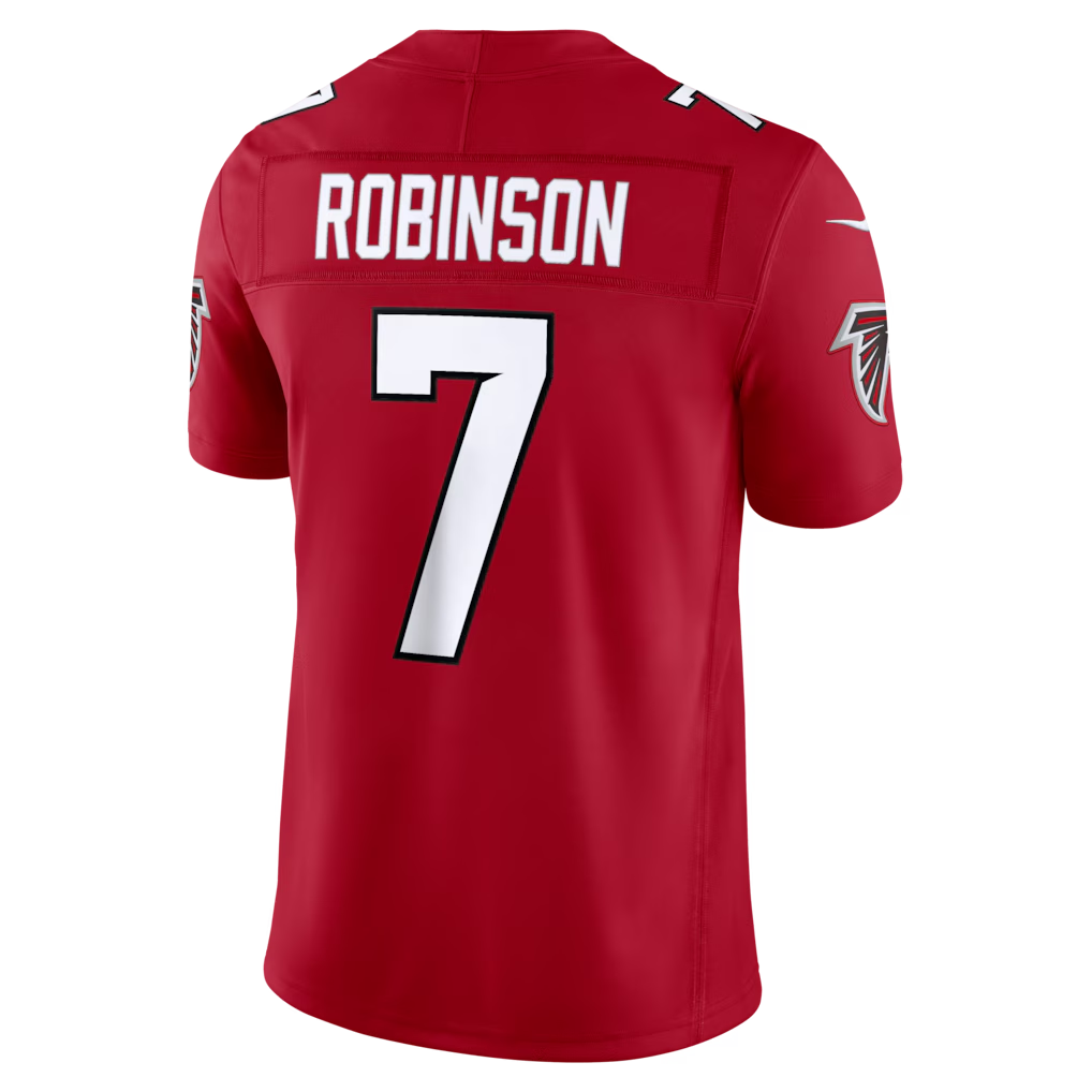 Mdoa A.Falcons #7 Bijan Robinson Red Vapor F.U.S.E. Limited Stitched Jerseys