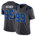 IN.Colts #99 DeForest Buckner Player Anthracite Limited 2026 Rivalries Collection Home Game Mdoa Stitched Jerseys