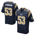LA.Rams #53 Nate Landman Player Navy Home Game Mdoa Stitched Jerseys