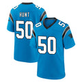C.Panthers #50 Robert Hunt Player Blue Home Game Mdoa Stitched Jerseys