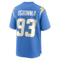 Mdoa LA.Chargers #93 Otito Ogbonnia Powder Blue Player Game Jersey