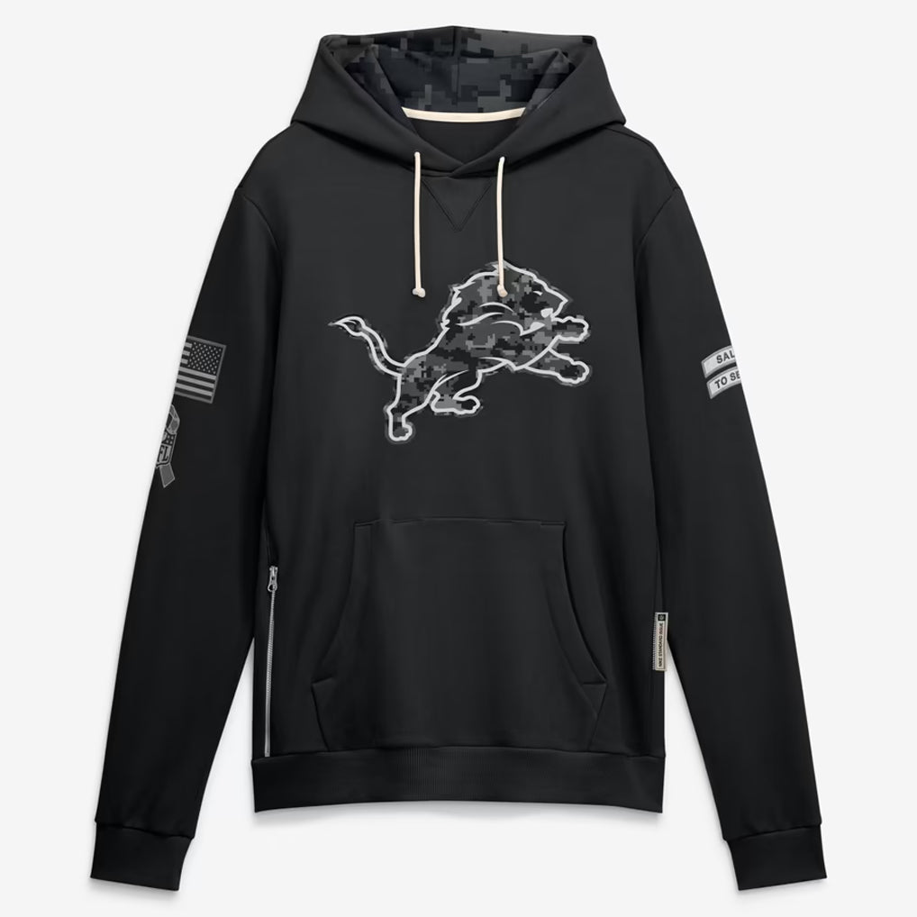 D.Lions 2026 Black Logo Pullover Hoodies Limited Game Mdoa Stitched Jerseys