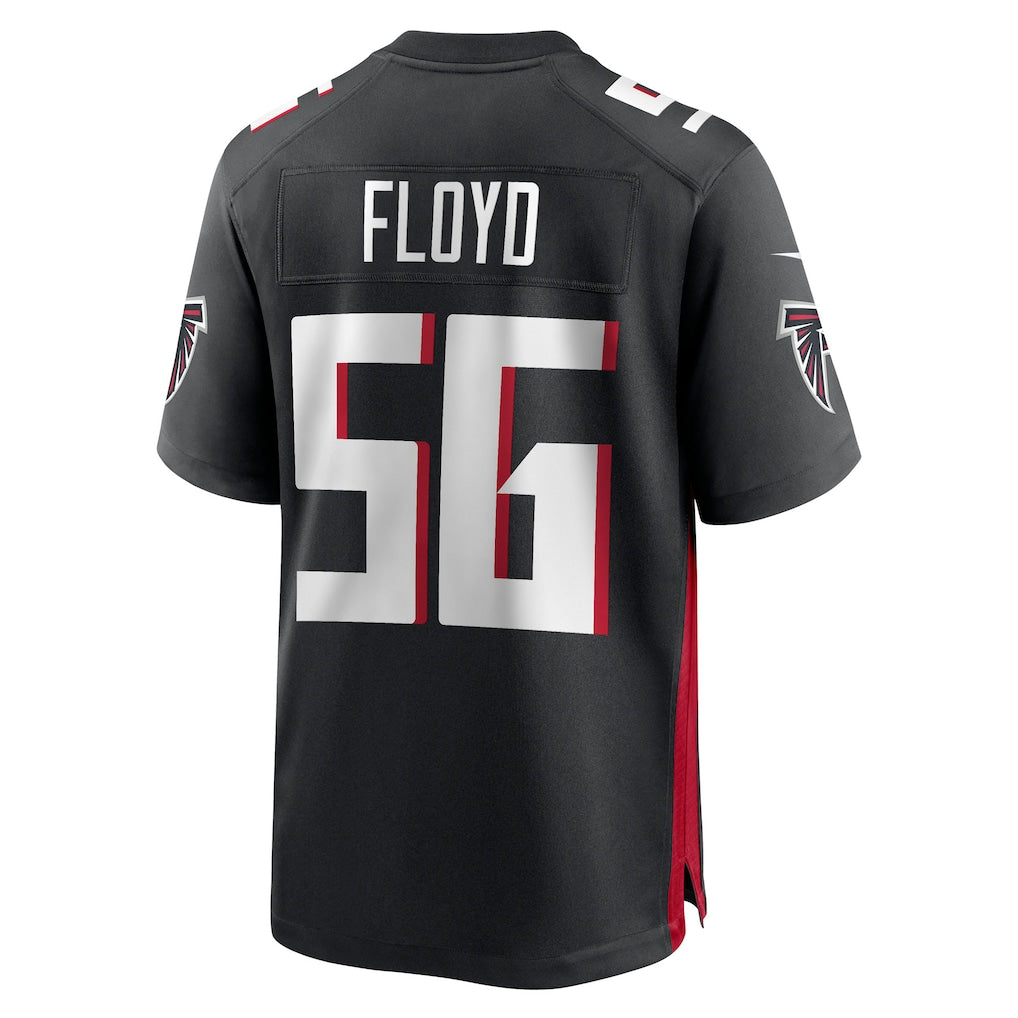 Mdoa A.Falcons #56 Leonard Floyd Black Team Game Jersey