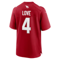 Mdoa A.Cardinals #4 Jeremiyah Love Red Game Player Stitched Jerseys