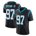 C.Panthers #97 Bobby Brown III Player Black Vapor Untouchable Limited Game Mdoa Stitched Jerseys