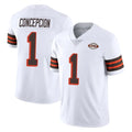 C.Browns #1 KC Concepcion Player White Limited  Vapor 1946 Collection Alternate Game Mdoa Stitched Jerseys