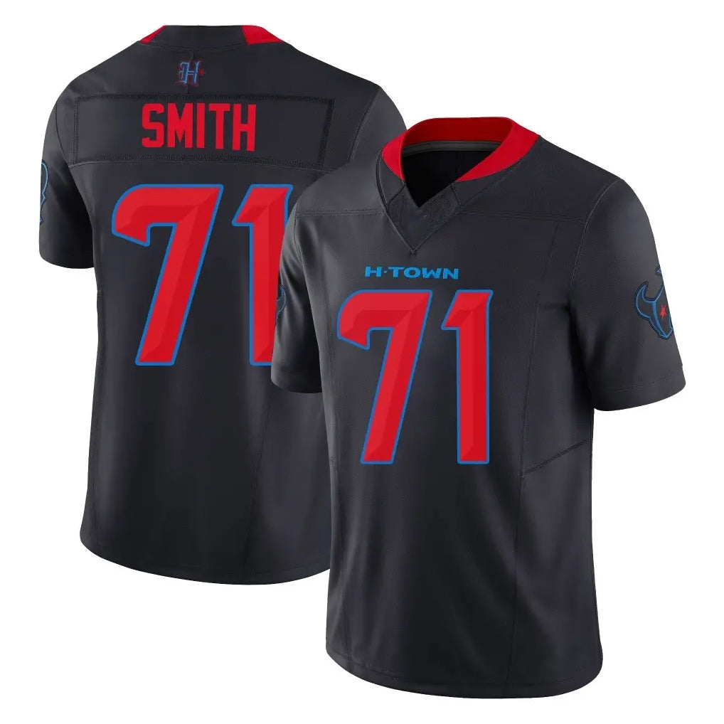 H.Texans #71 Braden Smith Player Navy Limited 2nd Alternate Vapor F.U.S.E. Home Game Mdoa Stitched Jerseys