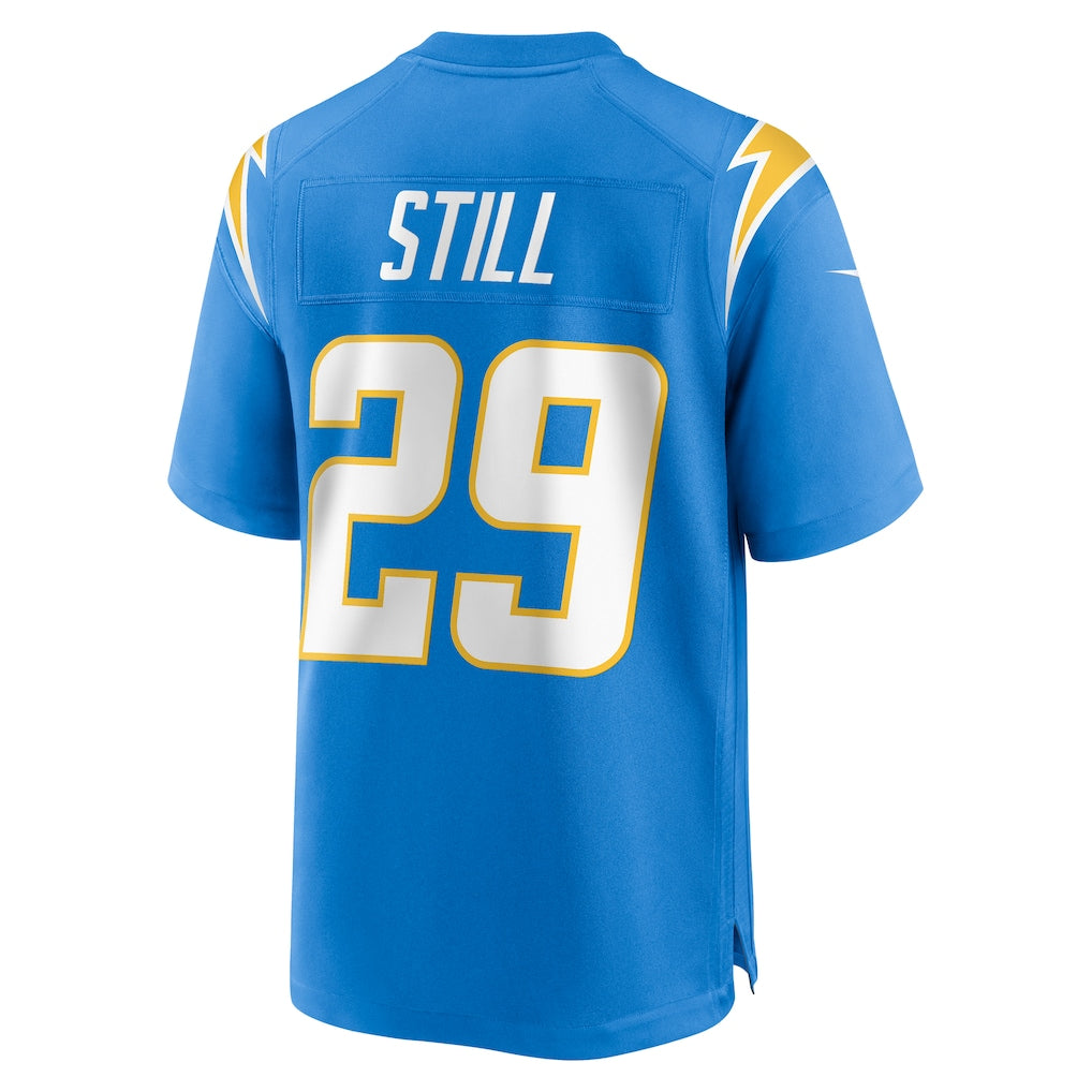 Mdoa LA.Chargers #29 Tarheeb Still Powder Blue Team Game Jersey