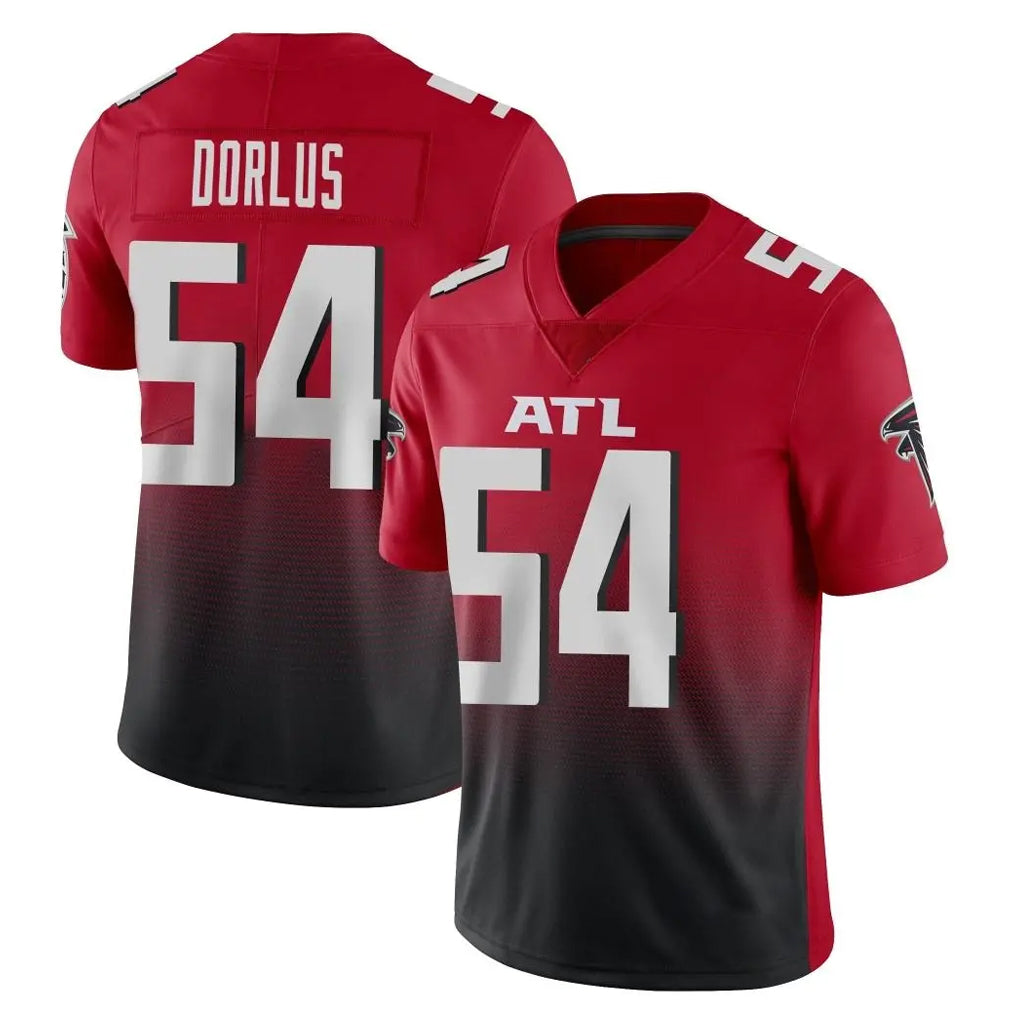 A.Falcons #54 Brandon Dorlus Player Red Vapor Untouchable Limited Home Game Mdoa Stitched Jerseys