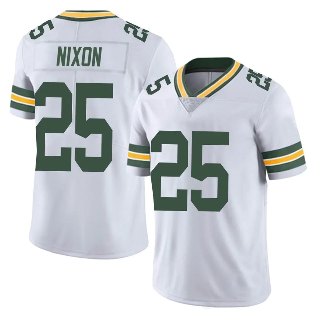 GB.Packers #25 Keisean Nixon Player White Vapor Untouchable Limited Home Game Mdoa Stitched Jerseys