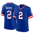 NY.Giants #2 Deonte Banks Player Royal Classic Home Game Mdoa Stitched Jerseys