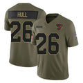 A.Cardinals #26 Evan Hull Player Olive 2025 Salute To Service Limited Home Game Mdoa Stitched Jerseys