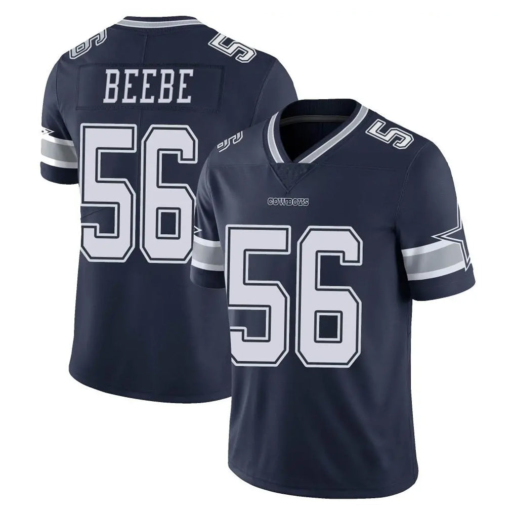 D.Cowboys #56 Cooper Beebe Player Navy Vapor Untouchable Limited Home Game Mdoa Stitched Jerseys