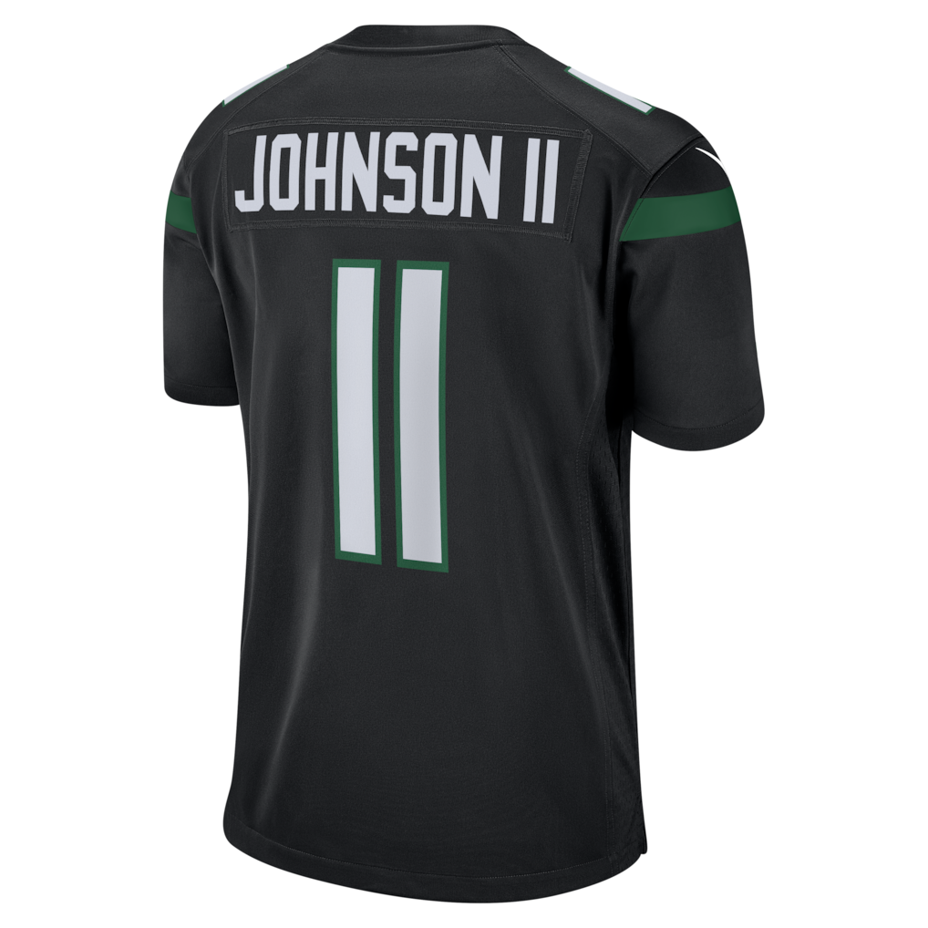 Mdoa NY.Jets #11 Jermaine Johnson II Black Alternate Game Jersey