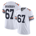 C.Bears #67 Garrett Bradbury Player White Classic Vapor Limited Home Game Mdoa Stitched Jerseys