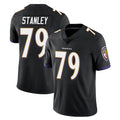 B.Ravens #79 Ronnie Stanley Player Black Vapor Untouchable Limited Home Game Mdoa Stitched Jerseys