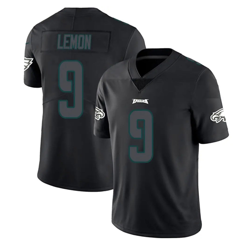P.Eagles #9 Makai Lemon Player Limited Black Impact Home Game Mdoa Stitched Jerseys