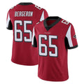 A.Falcons #65 Matthew Bergeron Player Red Color Vapor Untouchable Limited Home Game Mdoa Stitched Jerseys