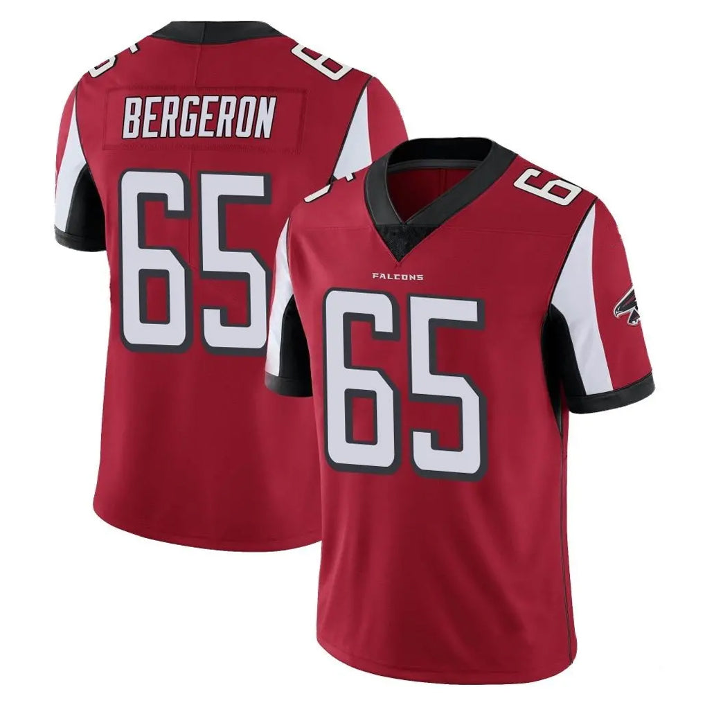 A.Falcons #65 Matthew Bergeron Player Red Color Vapor Untouchable Limited Home Game Mdoa Stitched Jerseys