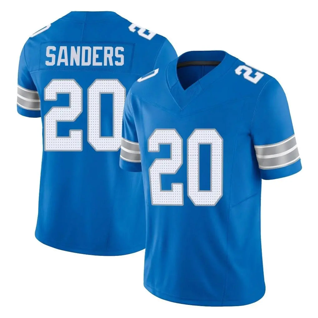 D.Lions #20 Barry Sanders Player Blue Limited Vapor F.U.S.E. Alternate Home Game Mdoa Stitched Jerseys