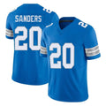 D.Lions #20 Barry Sanders Player Blue Limited Vapor F.U.S.E. Alternate Home Game Mdoa Stitched Jerseys