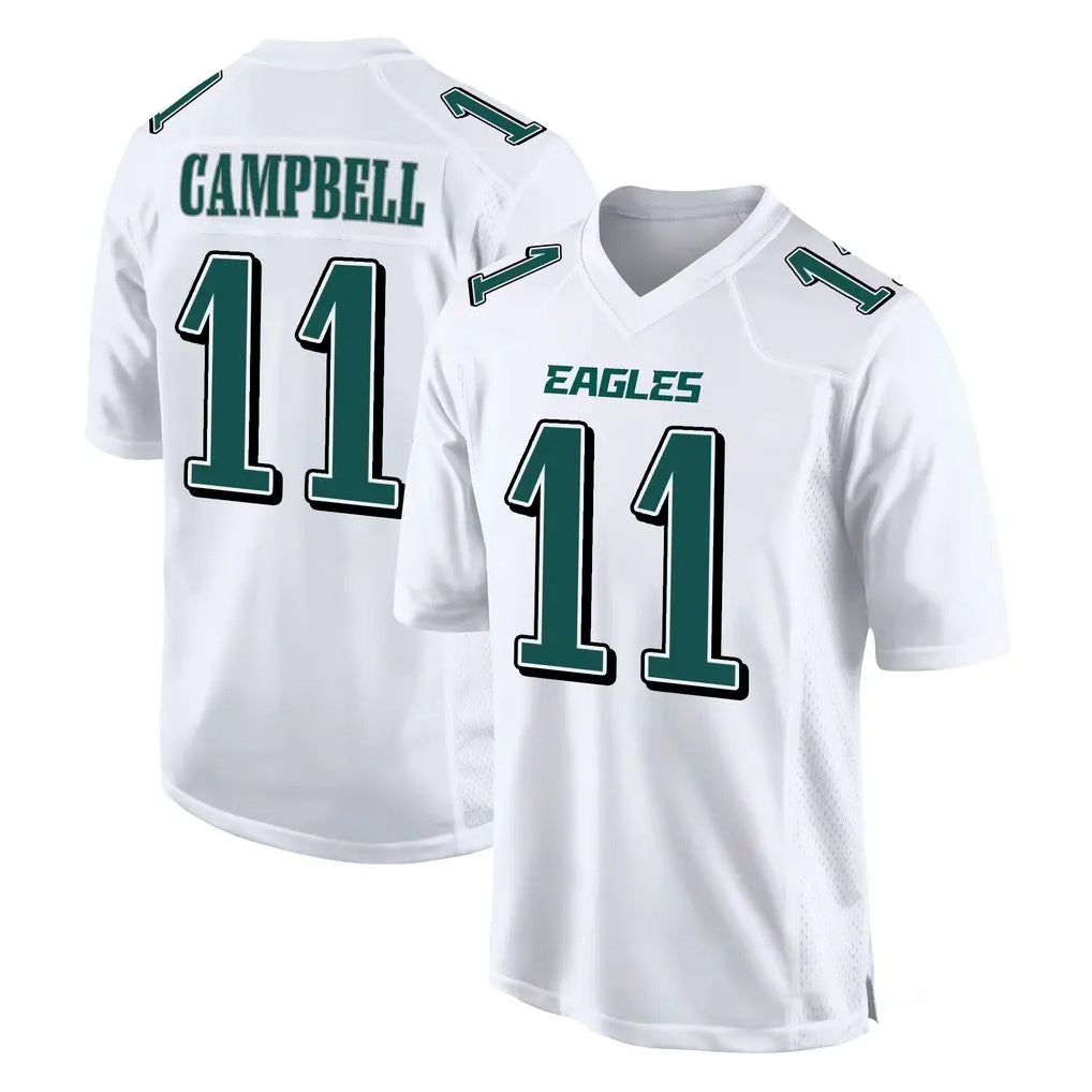 P.Eagles #11 Jihaad Campbell Player White Tundra Fashion Home Game Mdoa Stitched Jerseys