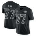 SF.49ers #77 Dominick Puni Player Black Limited 2026 Salute to Service Home Game Mdoa Stitched Jerseys
