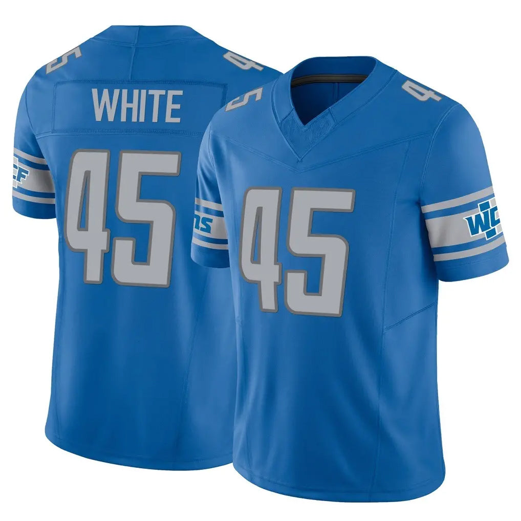 D.Lions #45 Devin White Player Blue Vapor F.U.S.E. Limited Home Game Mdoa Stitched Jerseys