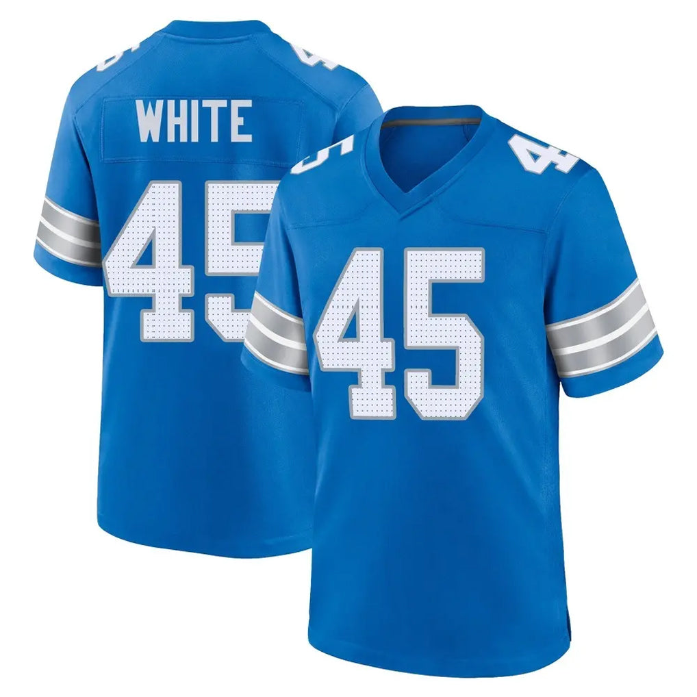 D.Lions #45 Devin White Player Blue Alternate Home Game Mdoa Stitched Jerseys