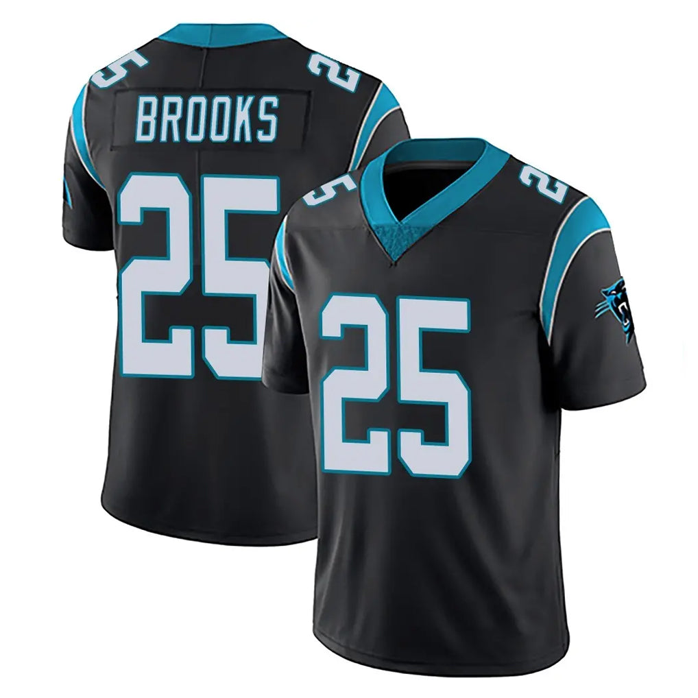 C.Panthers #25 Jonathon Brooks Player Black Vapor Untouchable Limited Game Mdoa Stitched Jerseys