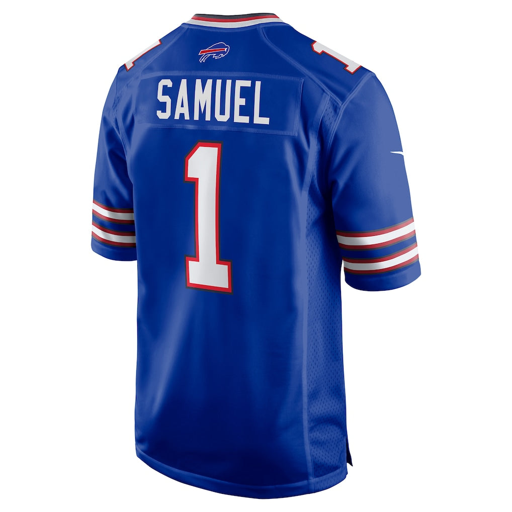 Mdoa B.Bills #1 Curtis Samuel Royal Game Jersey
