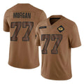 GB.Packers #77 Jordan Morgan Player Brown Salute To Service Limited Mdoa Stitched Jerseys