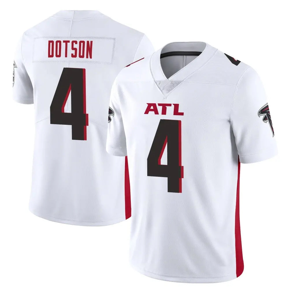 A.Falcons #4 Jahan Dotson Player White Vapor Untouchable Limited Home Game Mdoa Stitched Jerseys