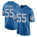 D.Lions #55 Derrick Barnes Player Blue Vapor Untouchable Throwback Game Mdoa Stitched Jerseys
