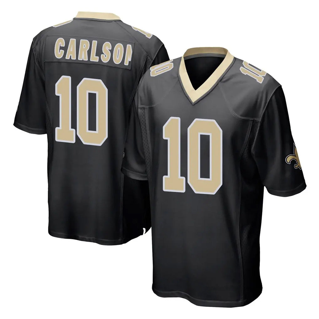 NO.Saints #10 Daniel Carlson Player Black Home Game Mdoa Stitched Jerseys