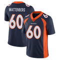 D.Broncos #60 Luke Wattenberg Player Navy Vapor Untouchable Limited Game Mdoa Stitched Jerseys