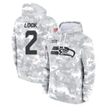 S.Seahawks #2 Drew Lock Player Arctic Camo Limited Salute to Service Pullover Hoodies Game Mdoa Stitched Jerseys